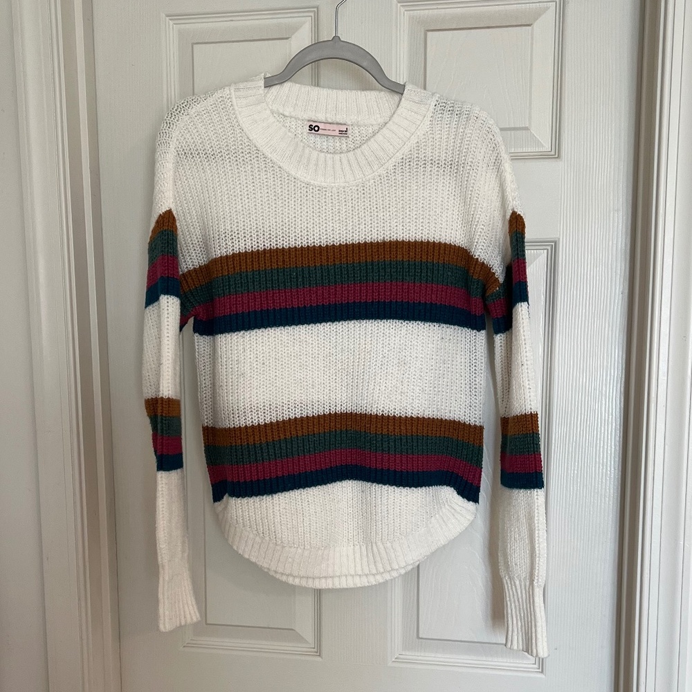 Cute Striped Sweater Small